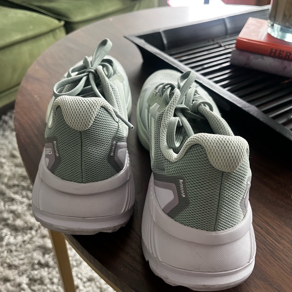 Adidas Terrex Women's Sage and Lavender Sneakers - Picture 3 of 4
